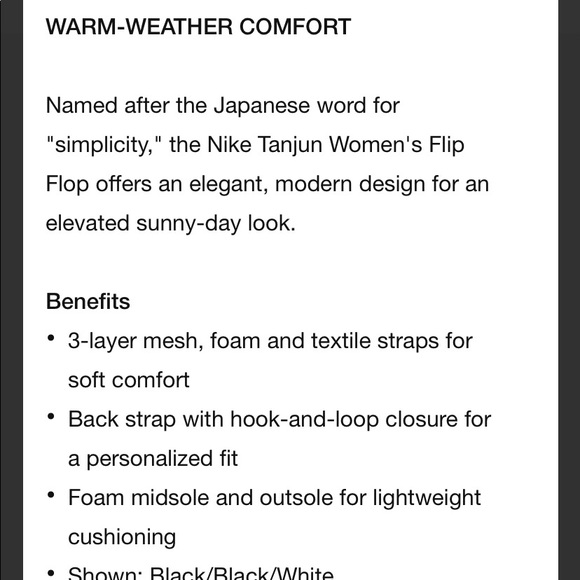 REMOVING  Brand New Women Nike Tanjun sandals 9 - Picture 8 of 10